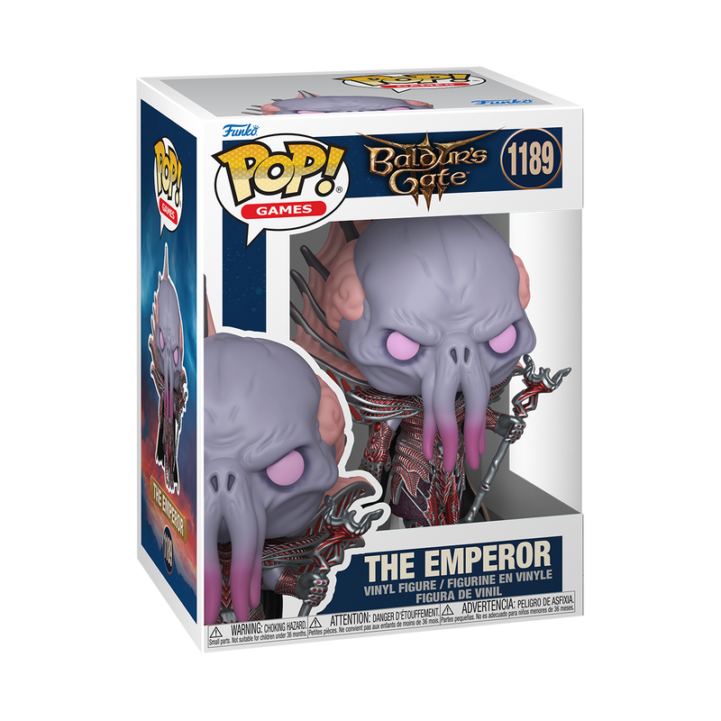 The Emperor Funko Pop! #1189 stock photo in-box Baldur's Gate 3