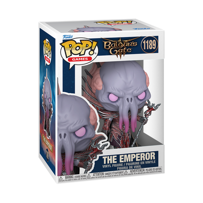 The Emperor Funko Pop! #1189 stock photo in-box Baldur's Gate 3