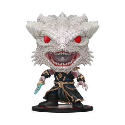 Stock photo of Baldur's Gate III Funko Pop! Dark Urge #1313 Funko Exclusive NYCC 2026 shared-sticker edition out of box.