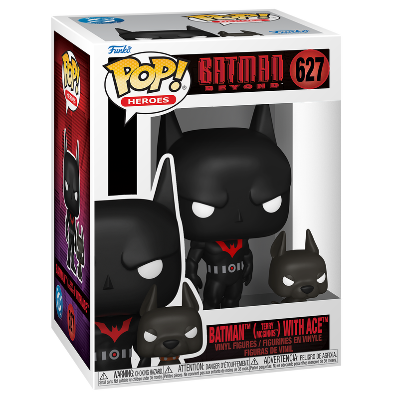 Batman Terry McGinnis with Ace Funko Pop! #627 stock photo in-box from Batman Beyond