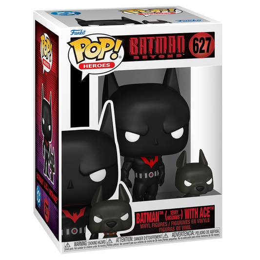 Batman Terry McGinnis with Ace Funko Pop! #627 stock photo in-box from Batman Beyond