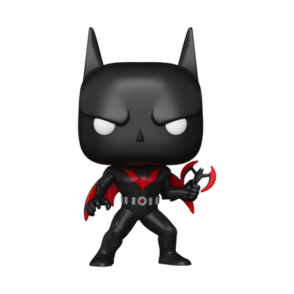 Batman Beyond Terry McGinnis Funko Pop Figure In Batsuit Holding Batarangs