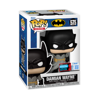 Damian Wayne Funko Pop! #575 NYCC Fall Convention 2025 in box packaging from Batman