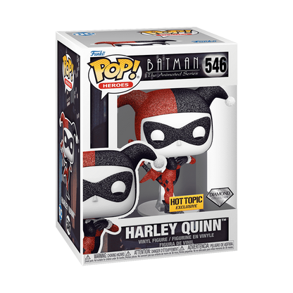 Harley Quinn Funko Pop! #546 Diamond Hot Topic Exclusive stock photo in-box Batman