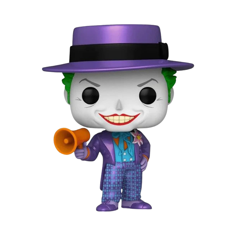 The Joker Batman 1989 Funko Pop! #403 AE Exclusive stock photo out-of-box from Batman