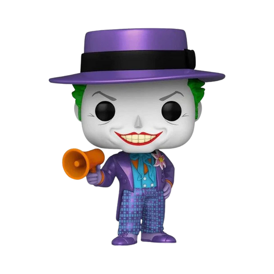 The Joker Batman 1989 Funko Pop! #403 AE Exclusive stock photo out-of-box from Batman