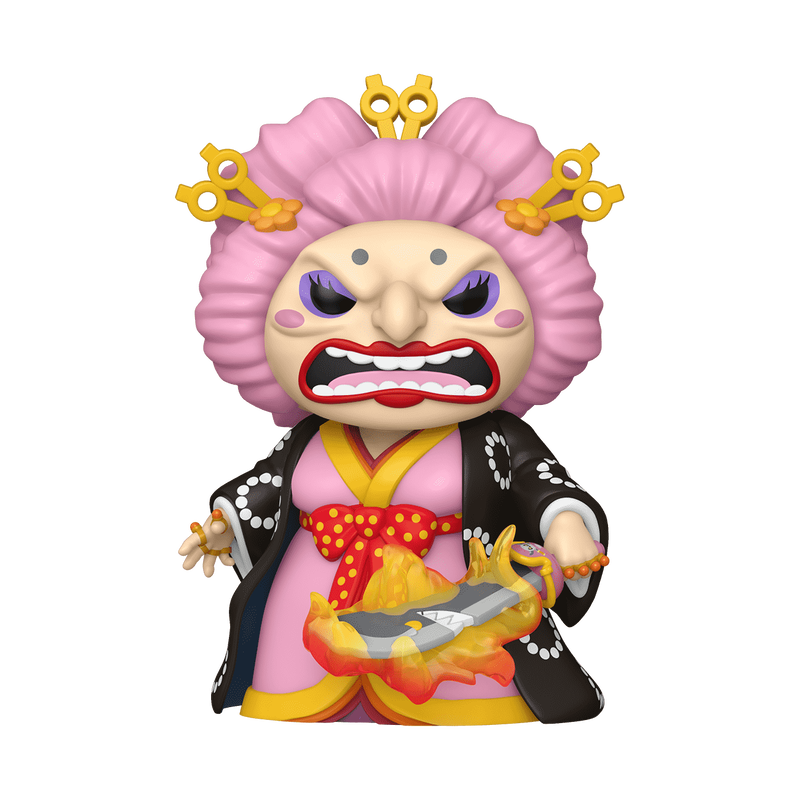 Big Mom One Piece Funko Pop Figure Holding Flaming Napoleon