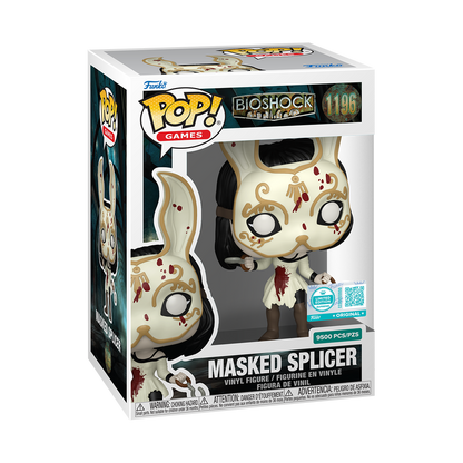 Masked Splicer Funko Pop! #1196 Supreme Limited Edition 9500 Piece stock photo in-box from Bioshock
