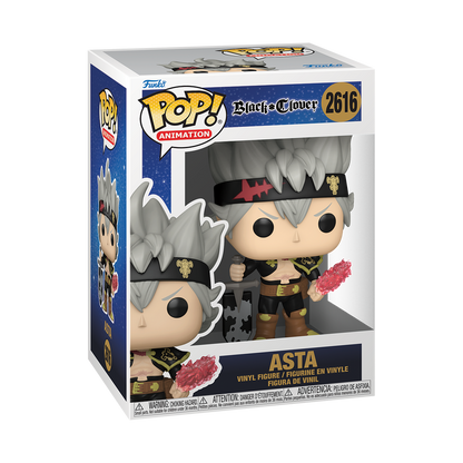 Asta with Devil Arm Funko Pop! #2616 stock photo in-box from Black Clover