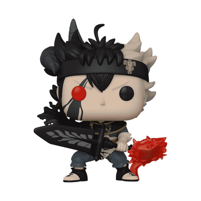 Black Asta Funko Pop! #1420 stock photo out-of-box from Black Clover