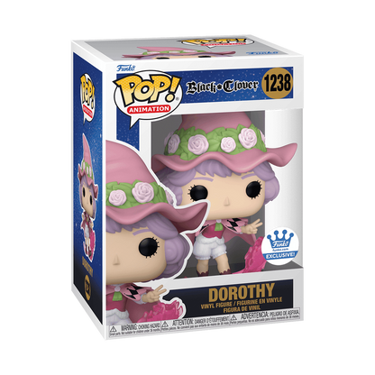 Dorothy Unsworth Peace Sign Funko Pop! #1238 Funko Exclusive stock photo in-box from Black Clover
