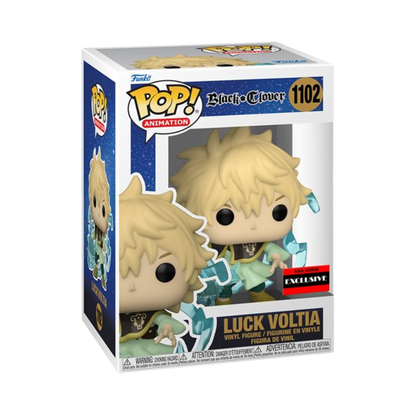 Luck Voltia Funko Pop! #1102 AAA Anime Exclusive in box packaging from Black Clover