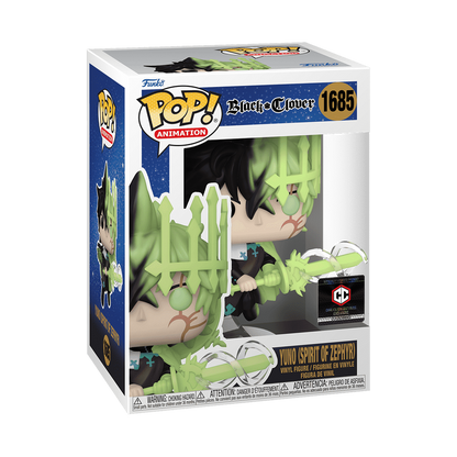 Yuno Spirit of Zephyr Funko Pop #1685 Chalice Collectibles Exclusive in box packaging