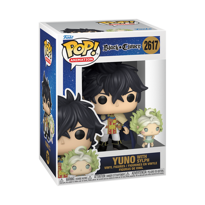 Yuno with Sylph Funko Pop! #2617 stock photo in-box from Black Clover