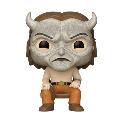 Black Phone The Grabber Funko Pop Figure Holding Belt Wearing Horned Mask
