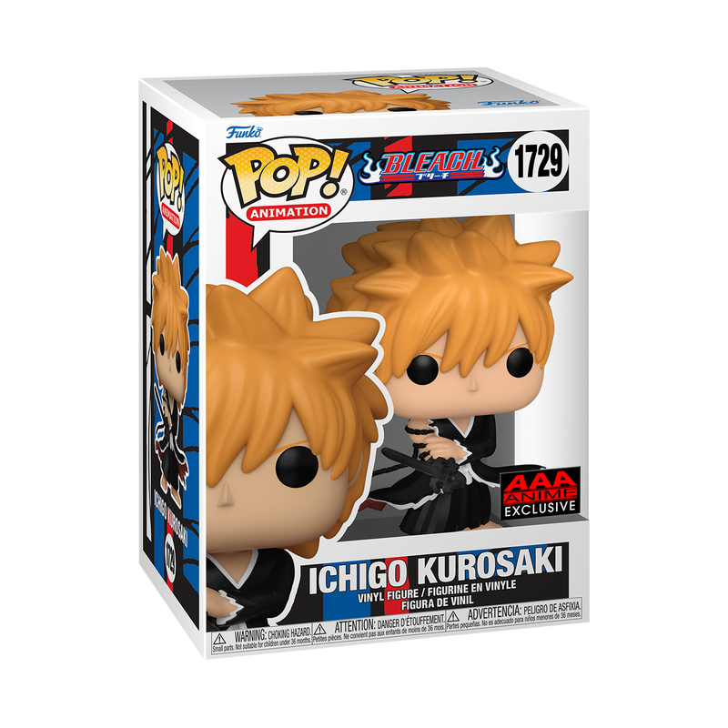 Bleach Ichigo Kurosaki AAA Anime Exclusive Funko Pop Packaging