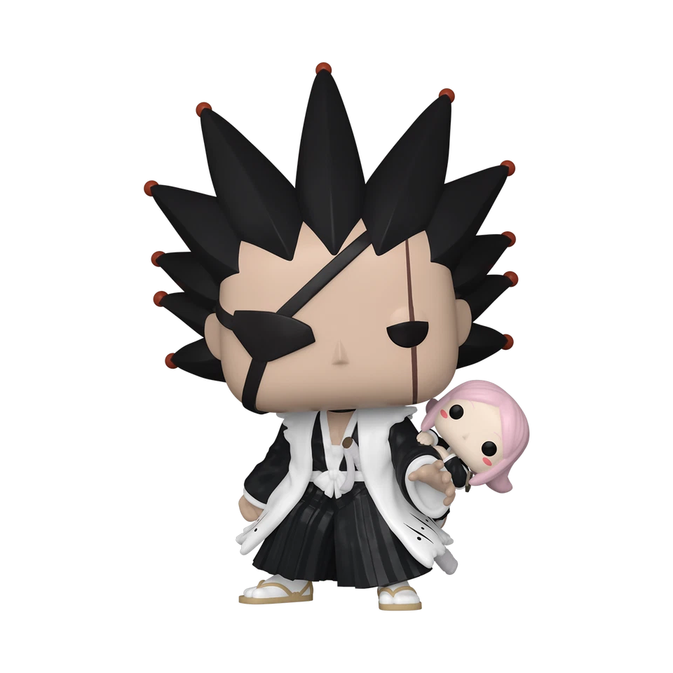 Kenpachi Zaraki with Yachiru Kusajishi Funko Pop #1730 Chalice Collectibles Exclusive out of box