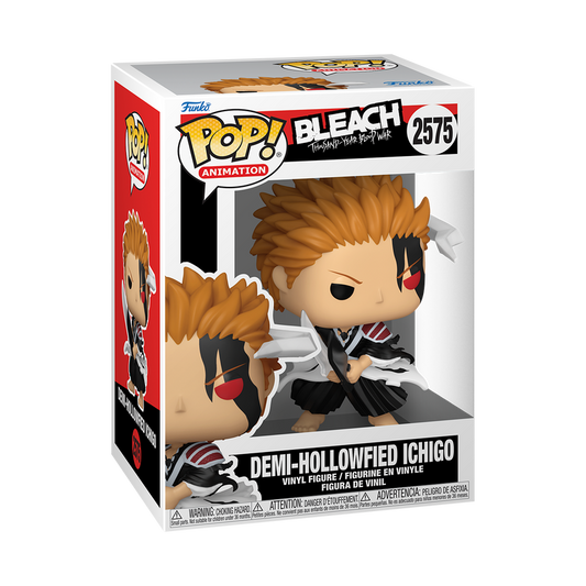 Demi-Hollowfied Ichigo Funko Pop! #2575 stock photo in-box from Bleach: Thousand-Year Blood War