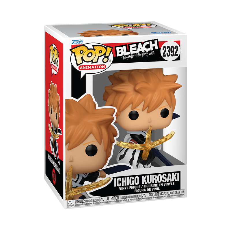 Ichigo Kurosaki Funko Pop! #2392 stock photo in-box Bleach Thousand-Year Blood War