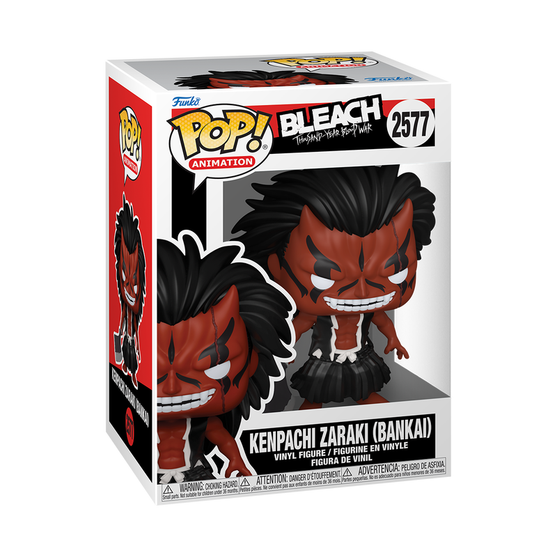 Kenpachi Zaraki Bankai Funko Pop! #2577 stock photo in-box from Bleach: Thousand-Year Blood War