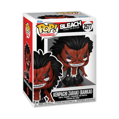 Kenpachi Zaraki Bankai Funko Pop! #2577 stock photo in-box from Bleach: Thousand-Year Blood War