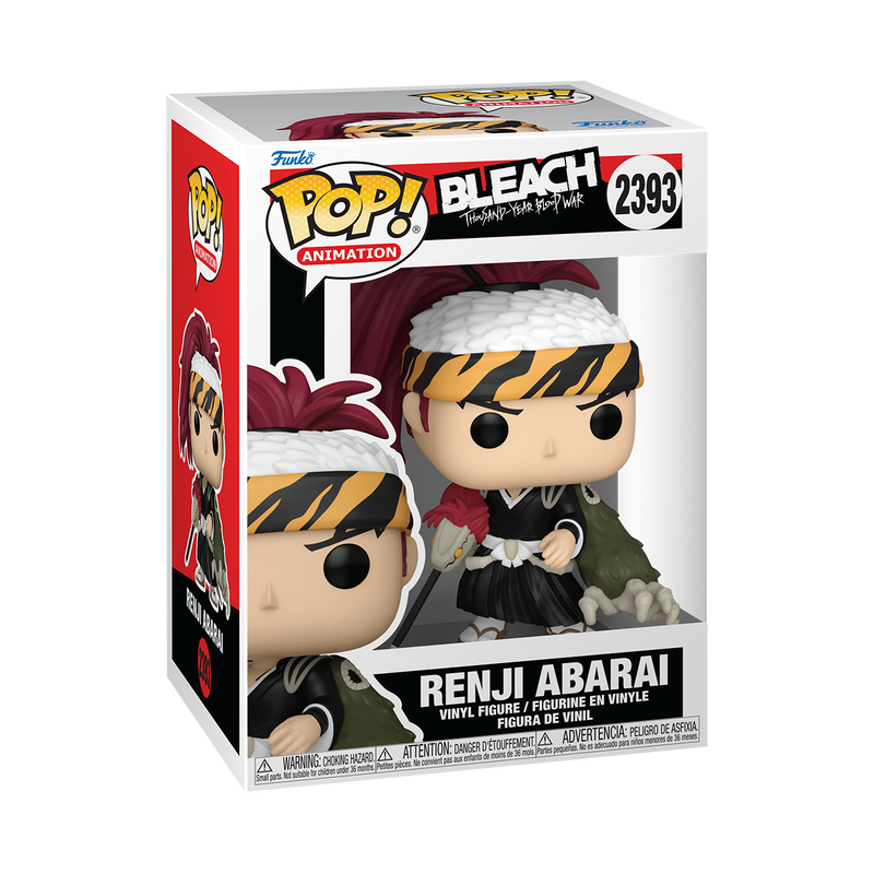 Renji Abarai Funko Pop! #2393 stock photo in-box Bleach Thousand-Year Blood War