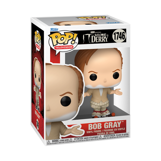 Funko Pop! IT Welcome to Derry Bob Gray #1746 Funko Pop box packaging front view