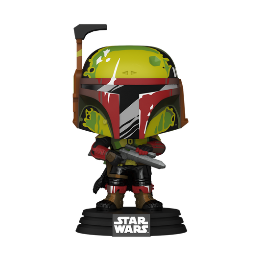 Boba Fett Retro Star Wars Funko Pop Figure Holding EE-3 Carbine Rifle