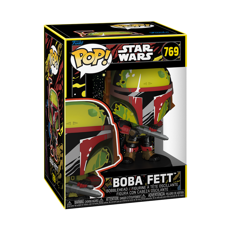 Bobba Fett Retro Star Wars Funko Pop Packaging