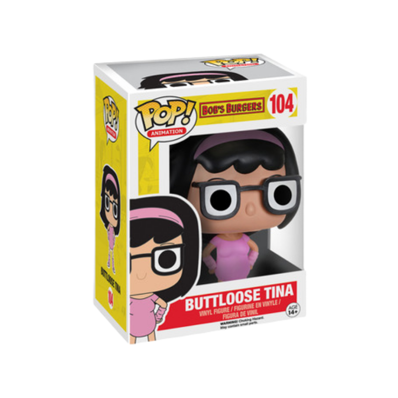 Buttloose Tina Funko Pop! #104 stock photo in-box from Bob's Burgers