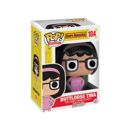 Buttloose Tina Funko Pop! #104 stock photo in-box from Bob's Burgers