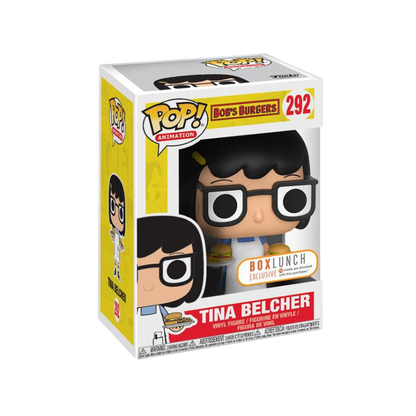 Tina Belcher Funko Pop! #292 BoxLunch Exclusive stock photo in-box from Bob's Burgers