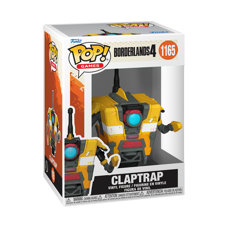Claptrap Funko Pop #1165 in box packaging