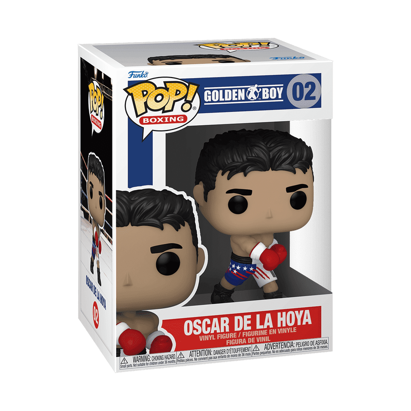 Oscar De La Hoya Funko Pop! #02 stock photo in-box from Boxing