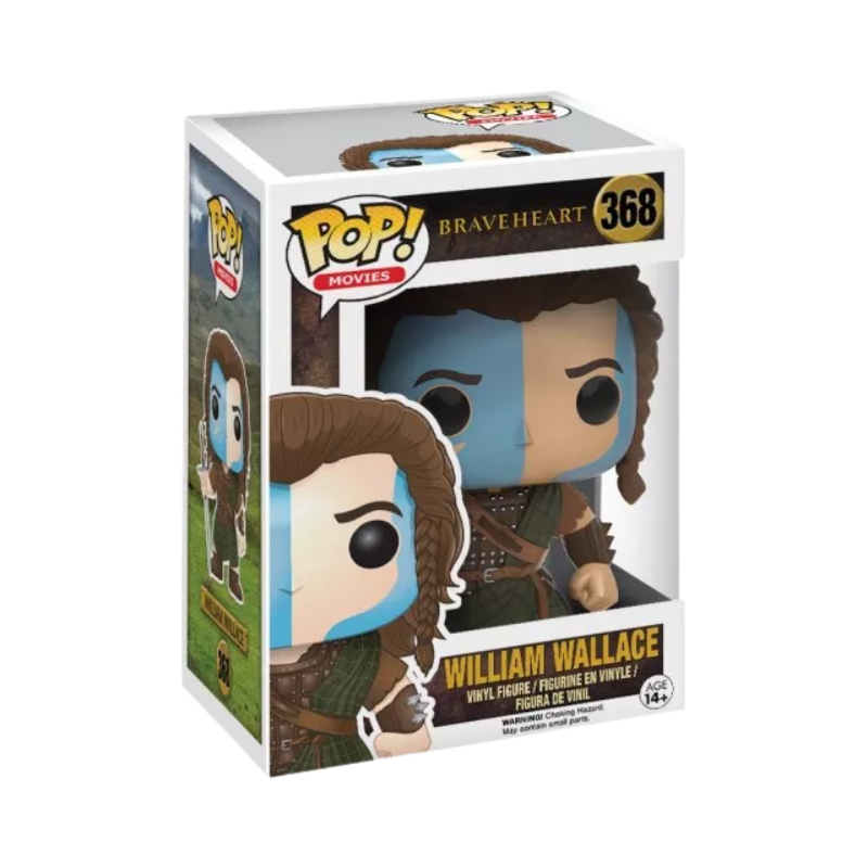 William Wallace Funko Pop! #368 stock photo in-box from Braveheart
