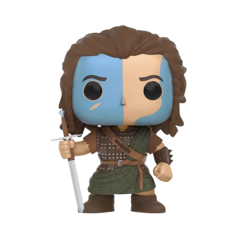 William Wallace Funko Pop! #368 stock photo out-of-box from Braveheart
