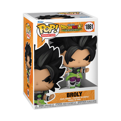 Funko Pop! Dragon Ball Super Broly #1861 Funko Pop box packaging front view