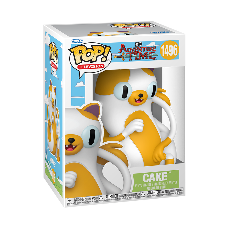 Funko Pop! Adventure Time Cake #1496 Funko Pop box packaging front view