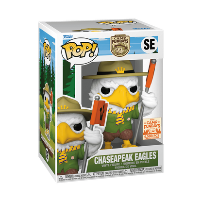 Chaseapeak Eagles Funko Pop! SE Limited Edition 6500 Pieces stock photo in-box from Camp Fundays 2023