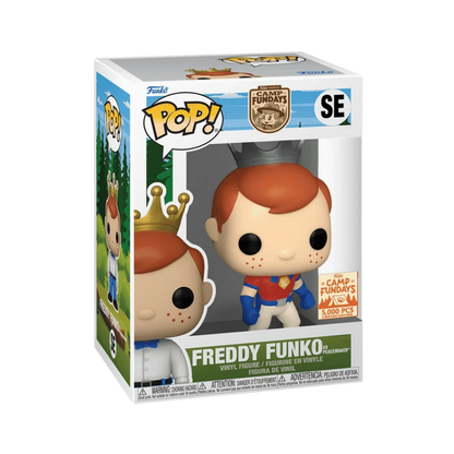 Freddy Funko as Peacemaker Funko Pop! SE Limited Edition 5000 Pieces stock photo in-box from Camp Fundays 2023