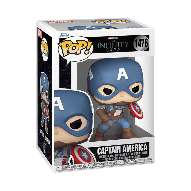 Captain America Infinity Saga Funko Pop Packaging
