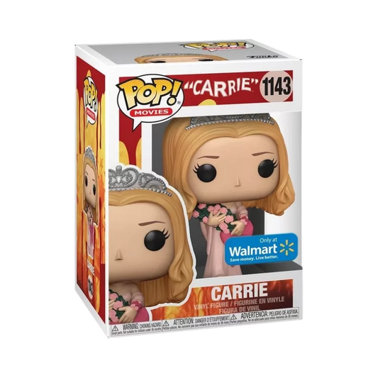 Carrie Funko Pop! #1143 Walmart Exclusive stock photo in box figure from Carrie
