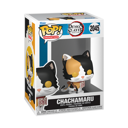 Funko Pop! Demon Slayer Chachamaru #2045 Funko Pop box packaging front view