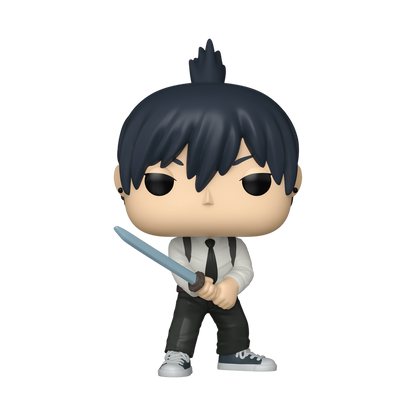Funko Pop Aki Hayakawa #1942 from Chainsaw Man, Animation Expo 2025 Limited Edition figure outside packaging.