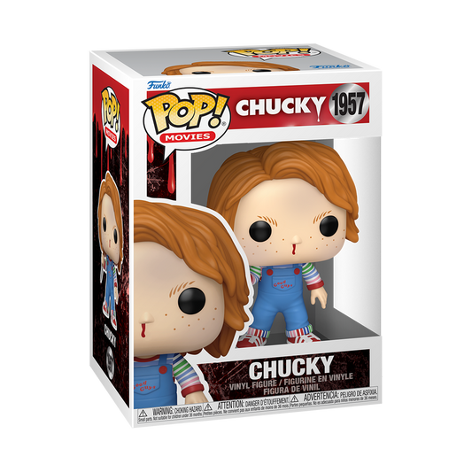 Chucky (Bloody Nose) Funko Pop! #1957 stock photo in-box from Chucky