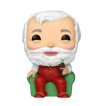 Coca-Cola Santa in Chair Funko Pop! #173 Funko Exclusive vinyl figure out of box