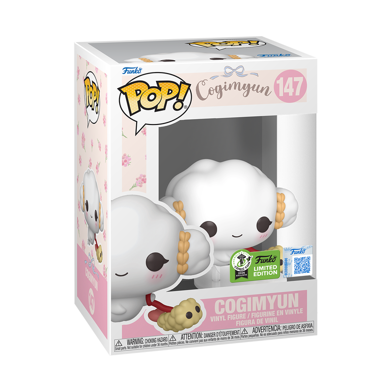 Cogimyun Funko Pop! #147 Emerald City Comic Con Official Convention Sticker stock photo in-box from Cogimyun