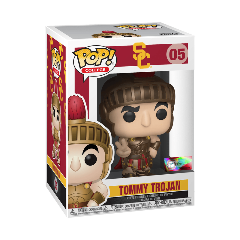 Tommy Trojan Funko Pop! #05 stock photo in-box from College Mascots USC