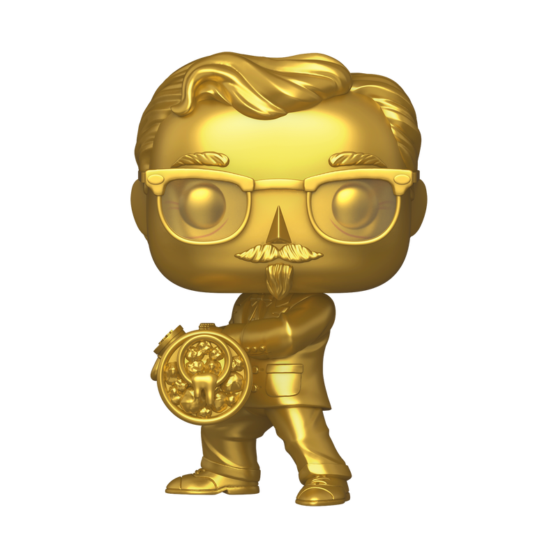 Funko Pop! Funko Fusion Colonel Sanders with Nugget Launcher #1115 Chase Edition figure out of box