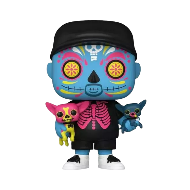 Gabriel Fluffy Iglesias Funko Pop! #2 Black Light stock photo out-of-box from Pop! Comedians